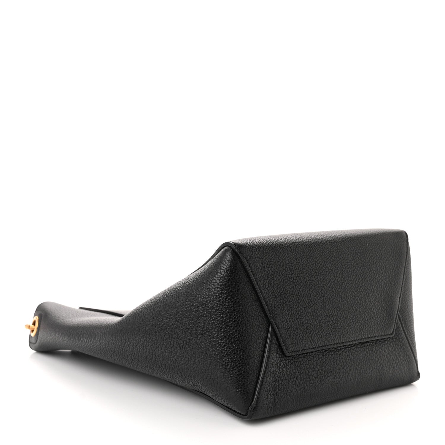 Celine Soft Grained Calfskin Small Sangle Bucket Bag Black 4 of 9