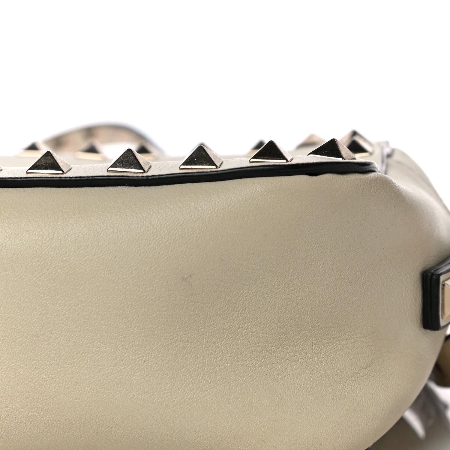 Valentino Garavani Vitello Rockstud Camera Crossbody Bag Ivory 13 of 16