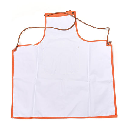 Hermes Cotton Les Petits Ateliers d' Apron Orange 2 of 5