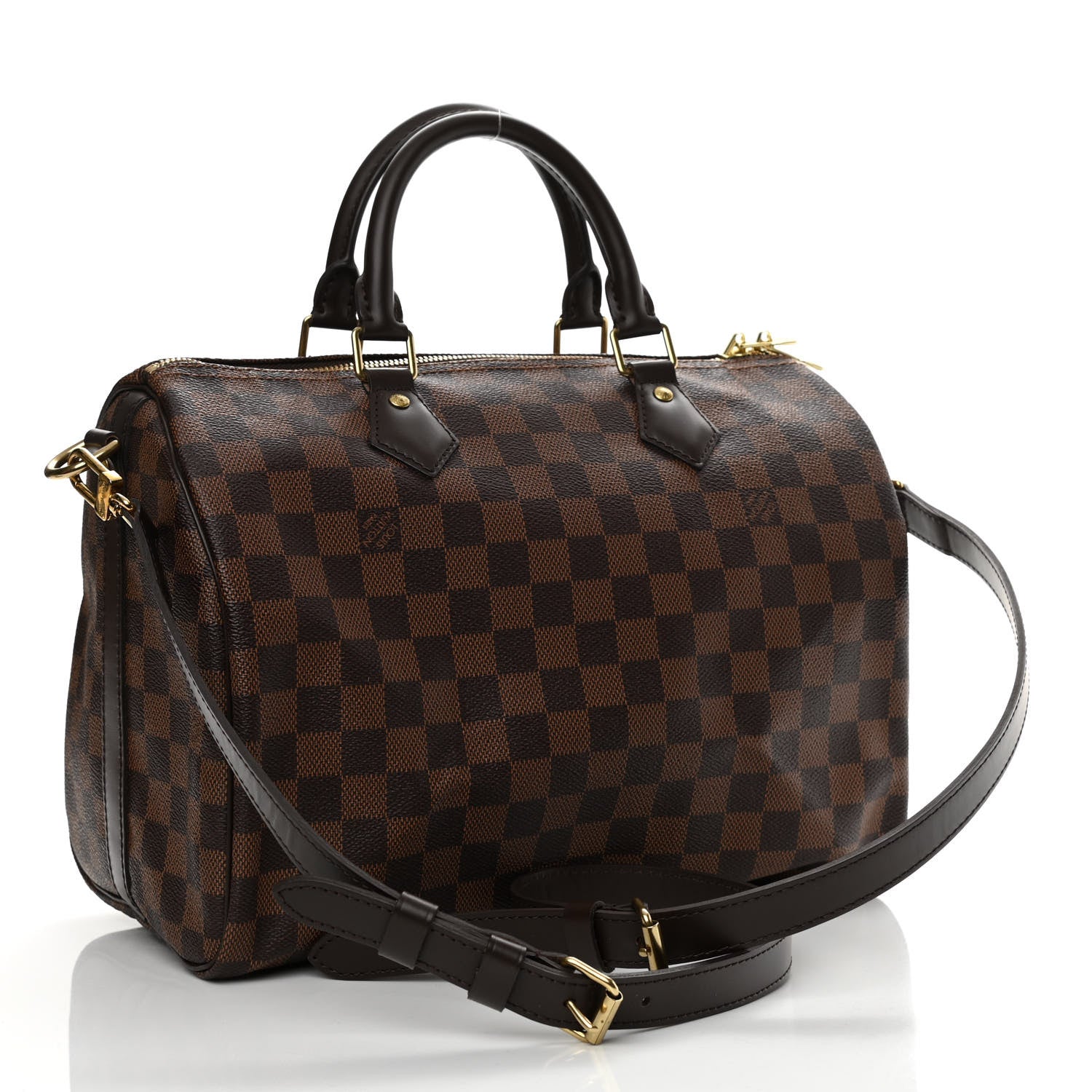 Louis Vuitton Damier Ebene Speedy Bandouliere 30 3 of 10