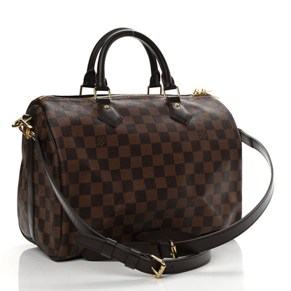 Louis Vuitton Damier Ebene Speedy Bandouliere 30 3 of 10
