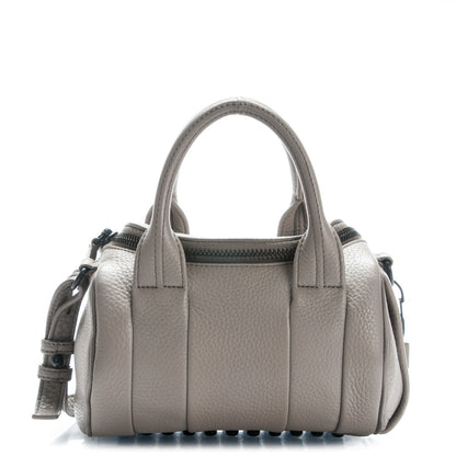 Alexander Wang Pebbled Lambskin Mini Rockie Gray Matte Black Hardware 1 of 7