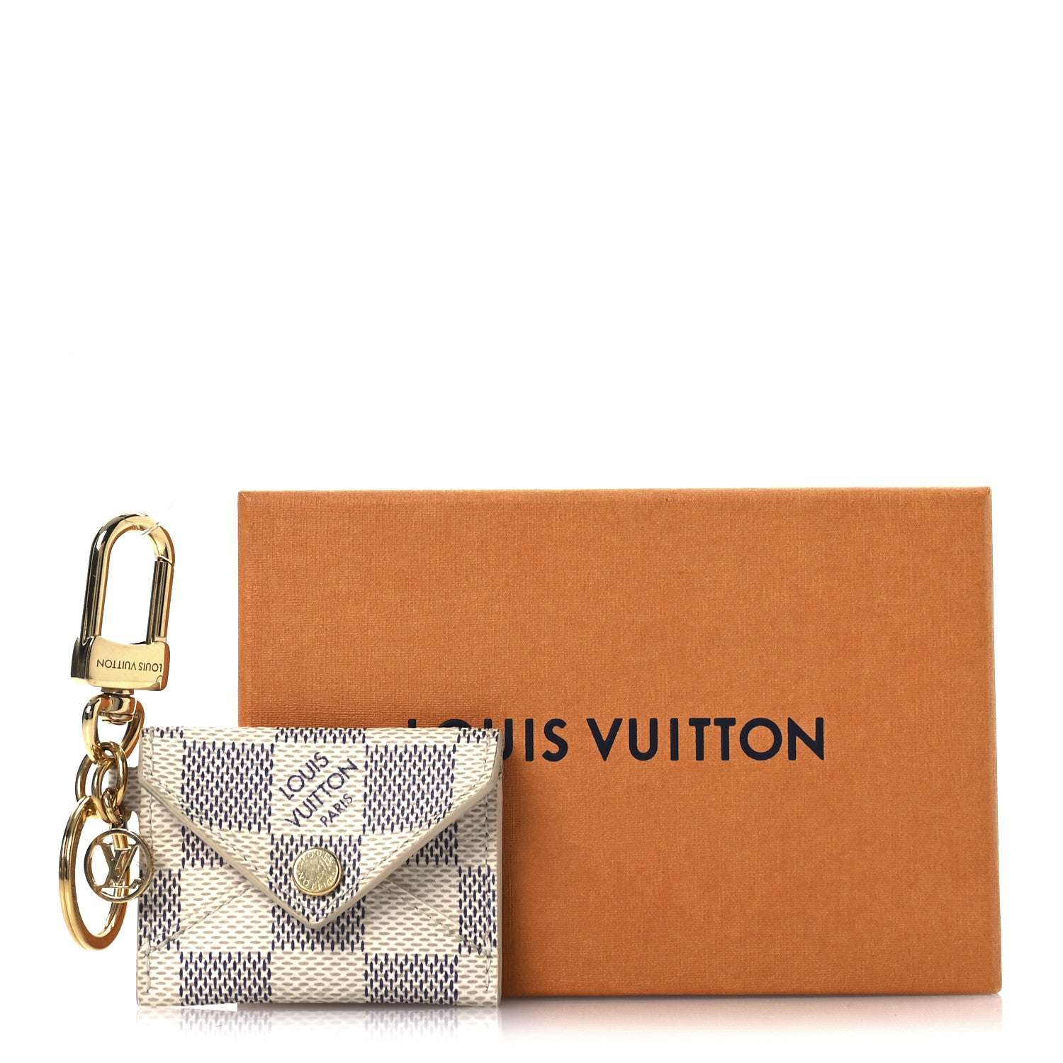 Louis Vuitton Damier Azur Kirigami Pouch Bag Charm Key Holder