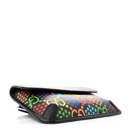 Gucci GG Supreme Monogram Psychedelic Slim Belt Bag Black 4 of 10