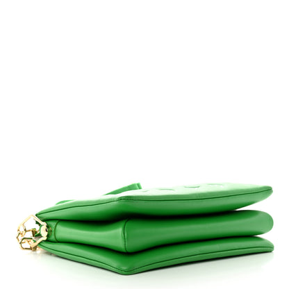Louis Vuitton Lambskin Embossed Monogram LV Match Coussin PM Green White 4 of 11