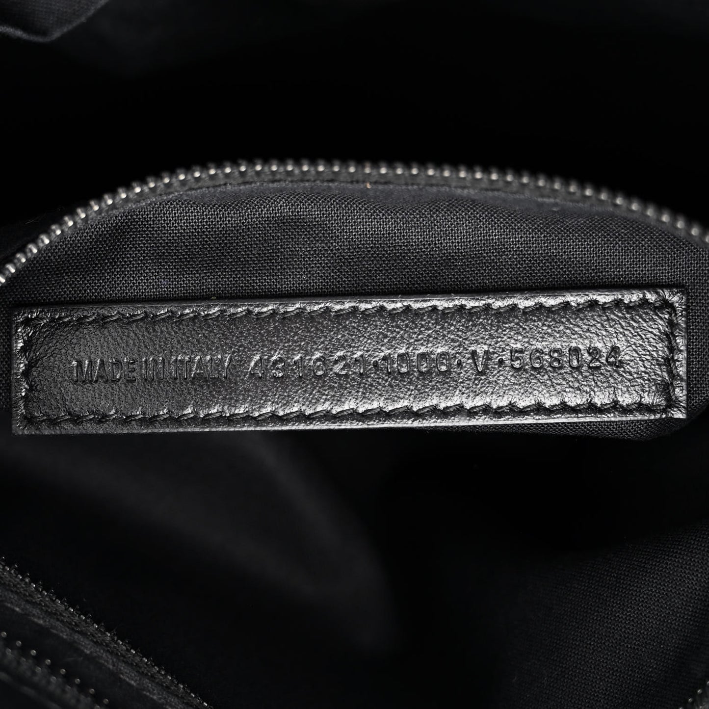 Matte Supple Lambskin Crocodile Embossed Classic Black Hardware S City Black