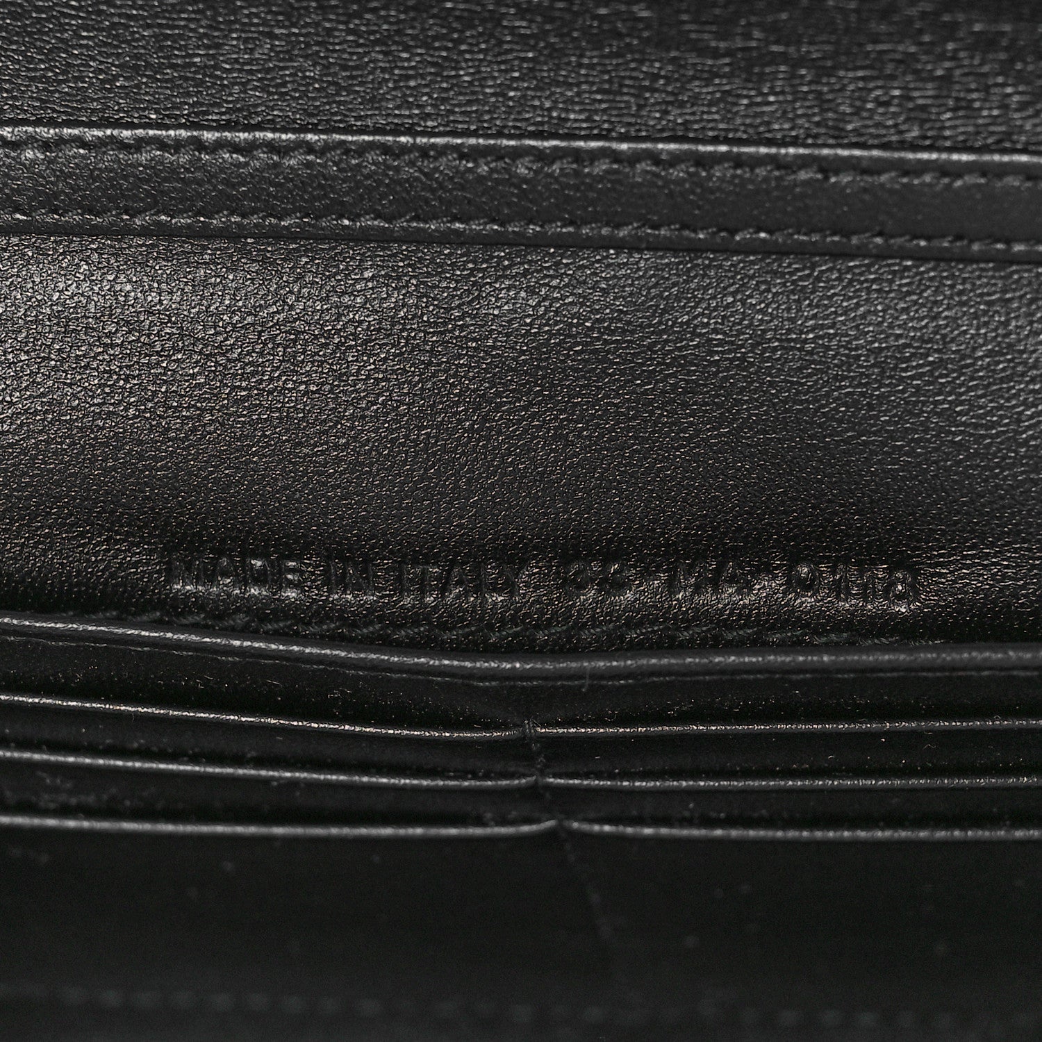 Christian Dior Grained Calfskin Cannage Lady Dior Rendezvous Chain Wallet Black 8 of 11