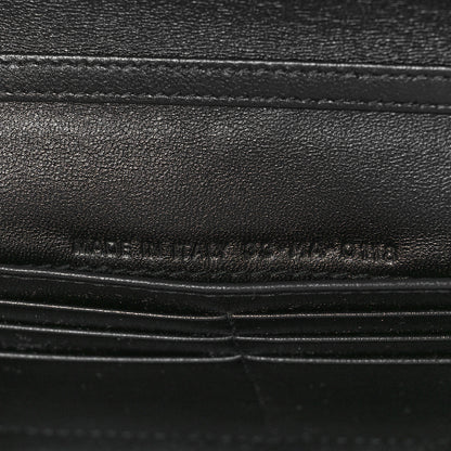 Christian Dior Grained Calfskin Cannage Lady Dior Rendezvous Chain Wallet Black 8 of 11
