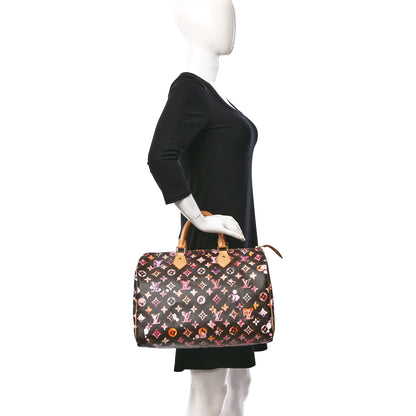 Louis Vuitton Watercolor Aquarelle Speedy 35 Brown 2 of 9