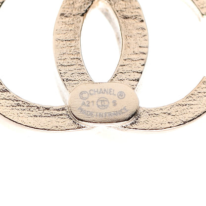 Chanel Crystal CC No 5 Earrings Gold 4 of 4