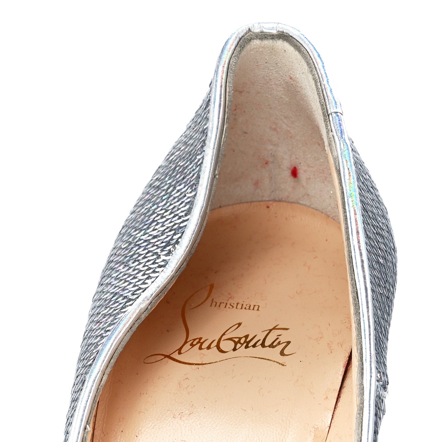 Sequin Pigalle Follies 100 Pumps 37 Silver