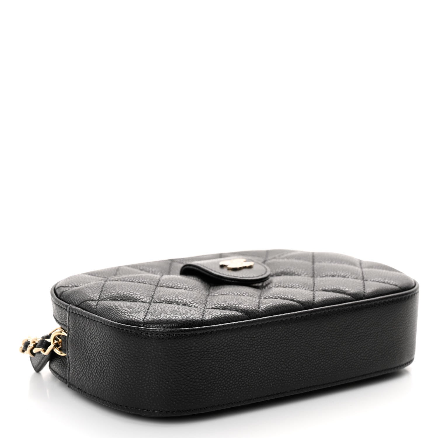 Chanel Caviar Quilted Chain Camera Bag Black 4 of 10