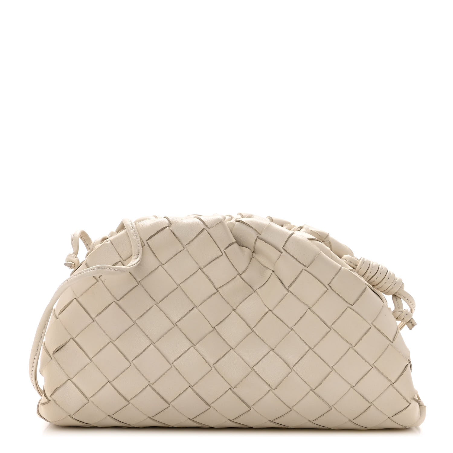 Bottega Veneta Nappa Intrecciato The Mini Pouch Chalk 1 of 9