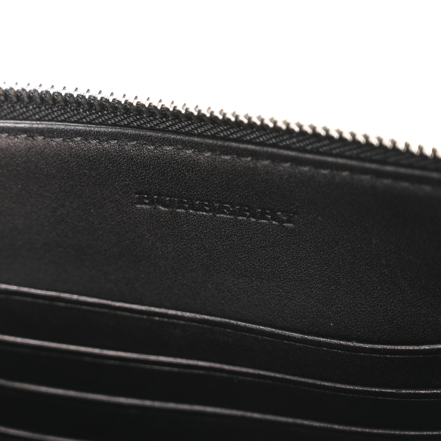 Burberry Mega Check Peyton Crossbody Clutch Bag Black 6 of 11