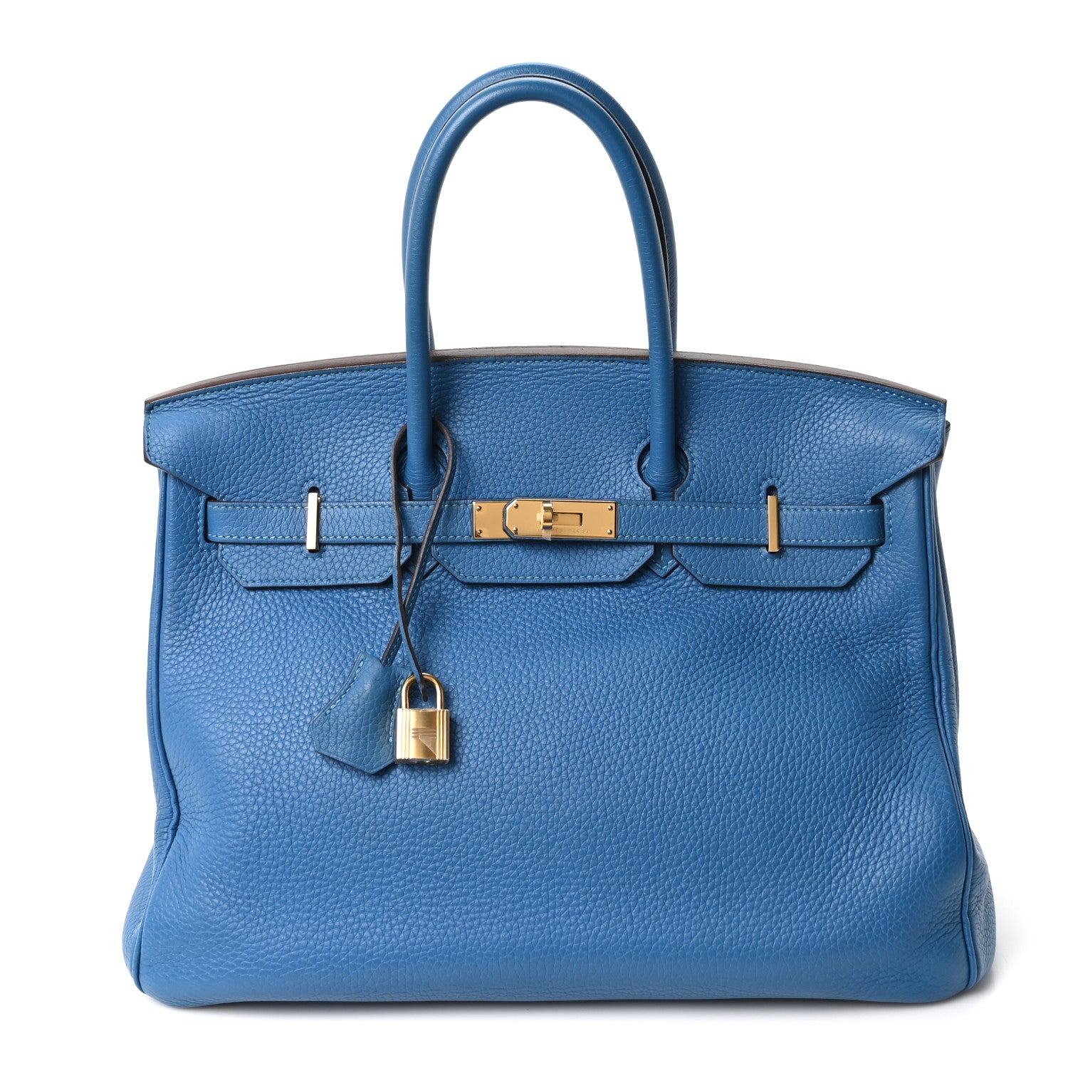 Hermes Taurillon Clemence Birkin 35 Mykonos 1 of 10