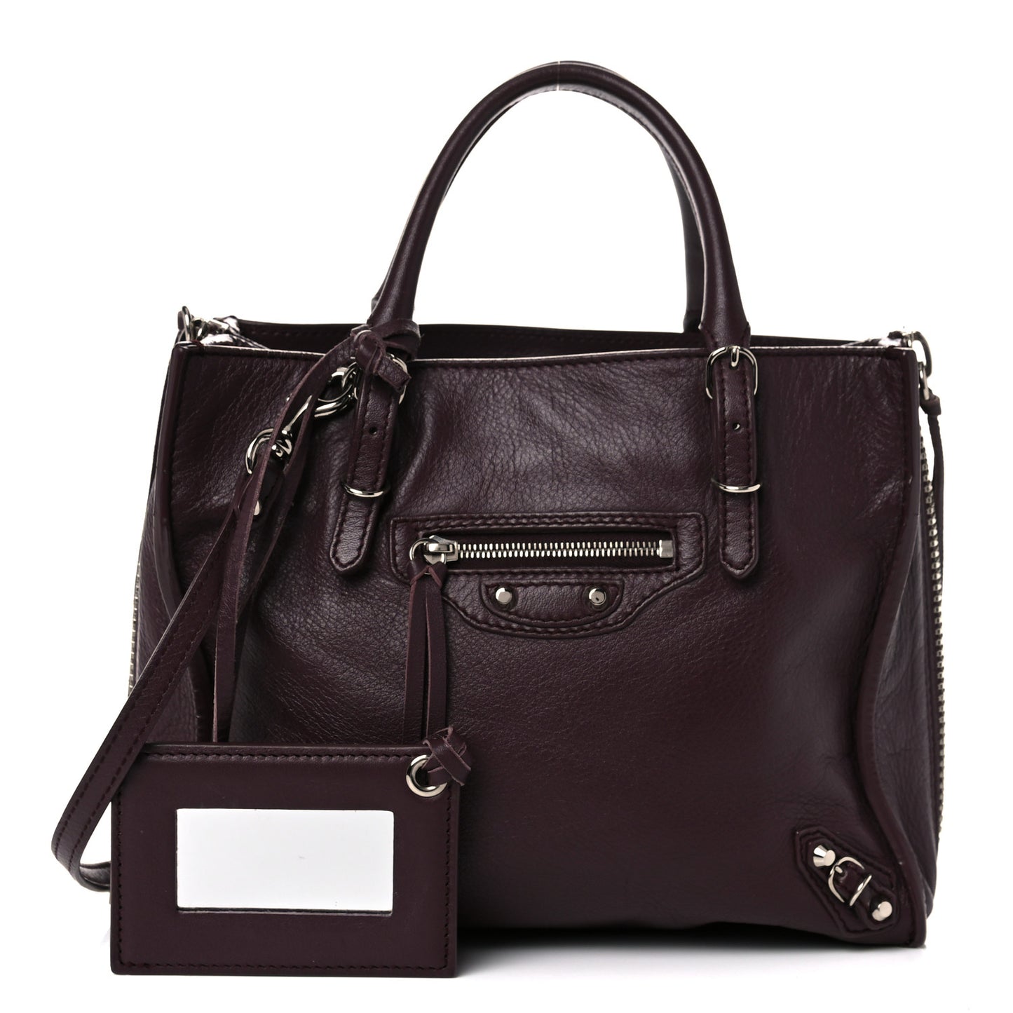 Calfskin Papier Mini A4 Zip Around Tote