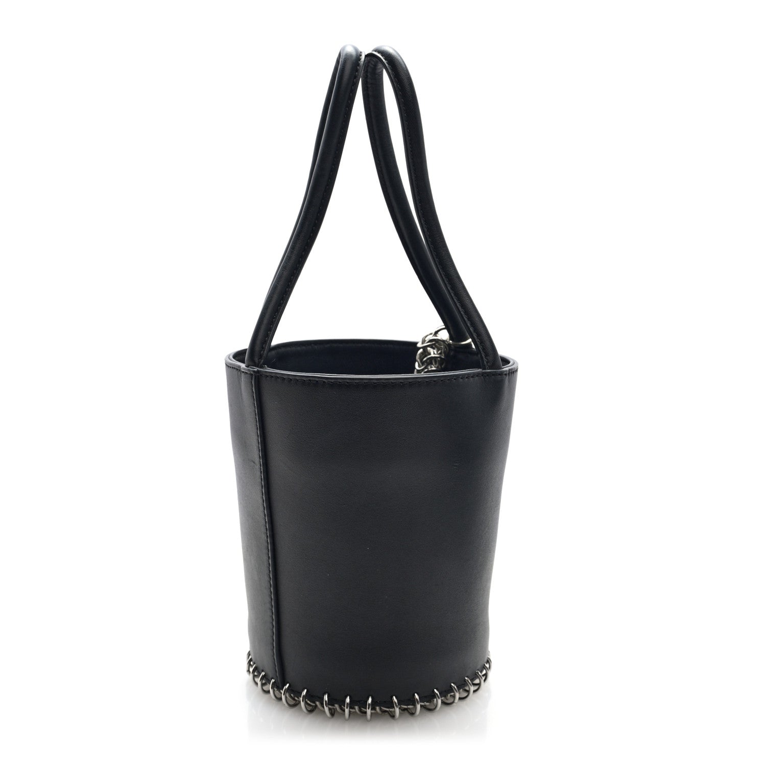 Alexander Wang Smooth Calfskin Mini Roxy Bucket Bag Black 7 of 9