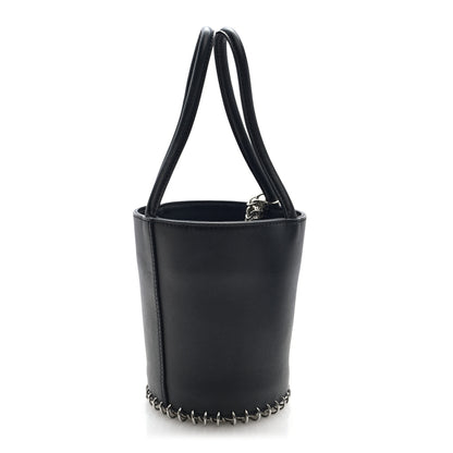 Alexander Wang Smooth Calfskin Mini Roxy Bucket Bag Black 7 of 9