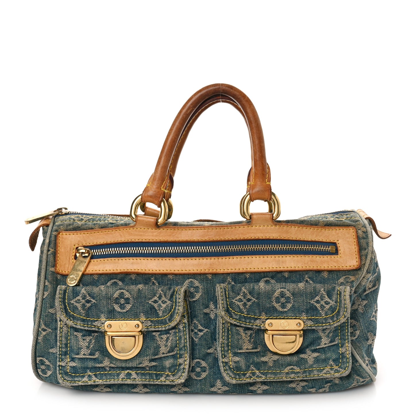 Monogram Denim Neo Speedy Blue