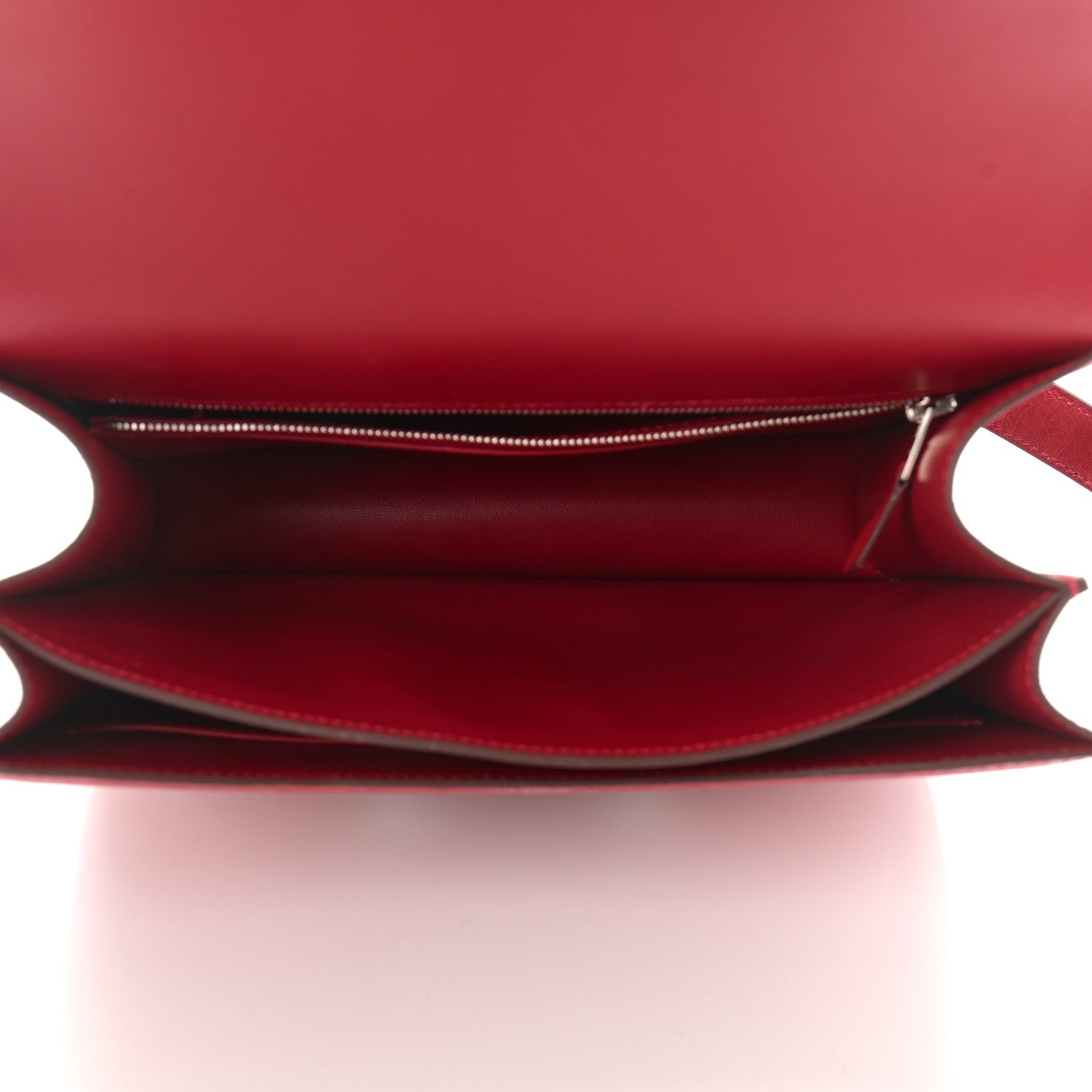 Hermes Ostrich Constance 24 Rouge Vif 5 of 11