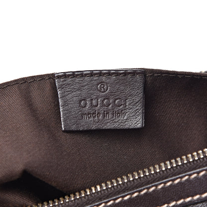 Gucci Monogram Trophy Satchel Ebony 6 of 10