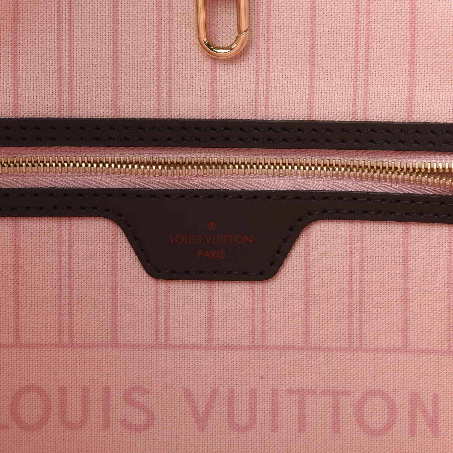 Louis Vuitton Damier Ebene Neo Neverfull MM Rose Ballerine 7 of 12