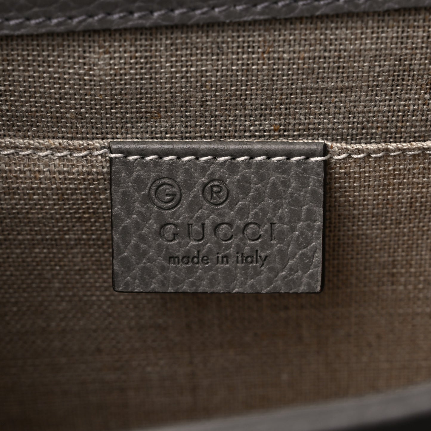 Dollar Calfskin Small Interlocking G Shoulder Bag Loess