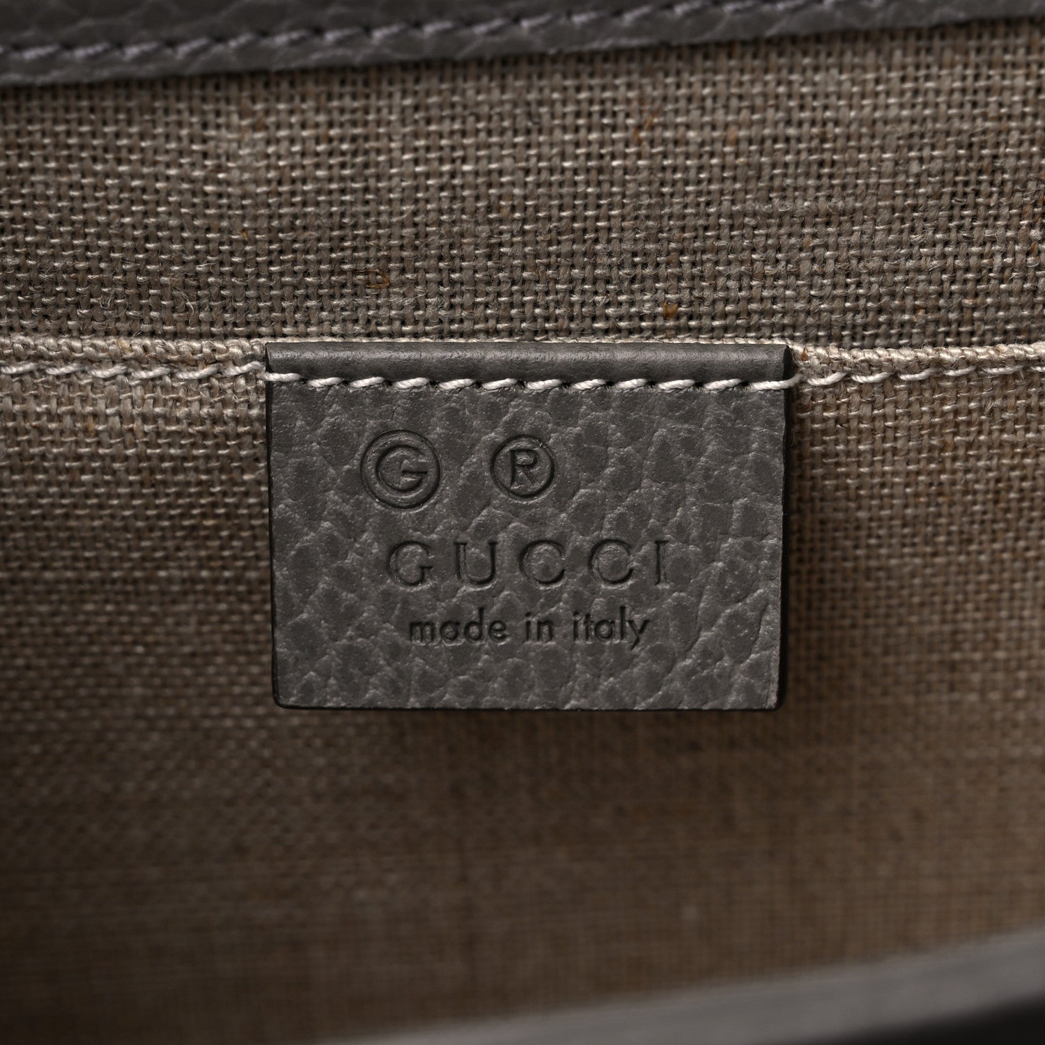Gucci Dollar Calfskin Small Interlocking G Shoulder Bag Loess 6 of 10