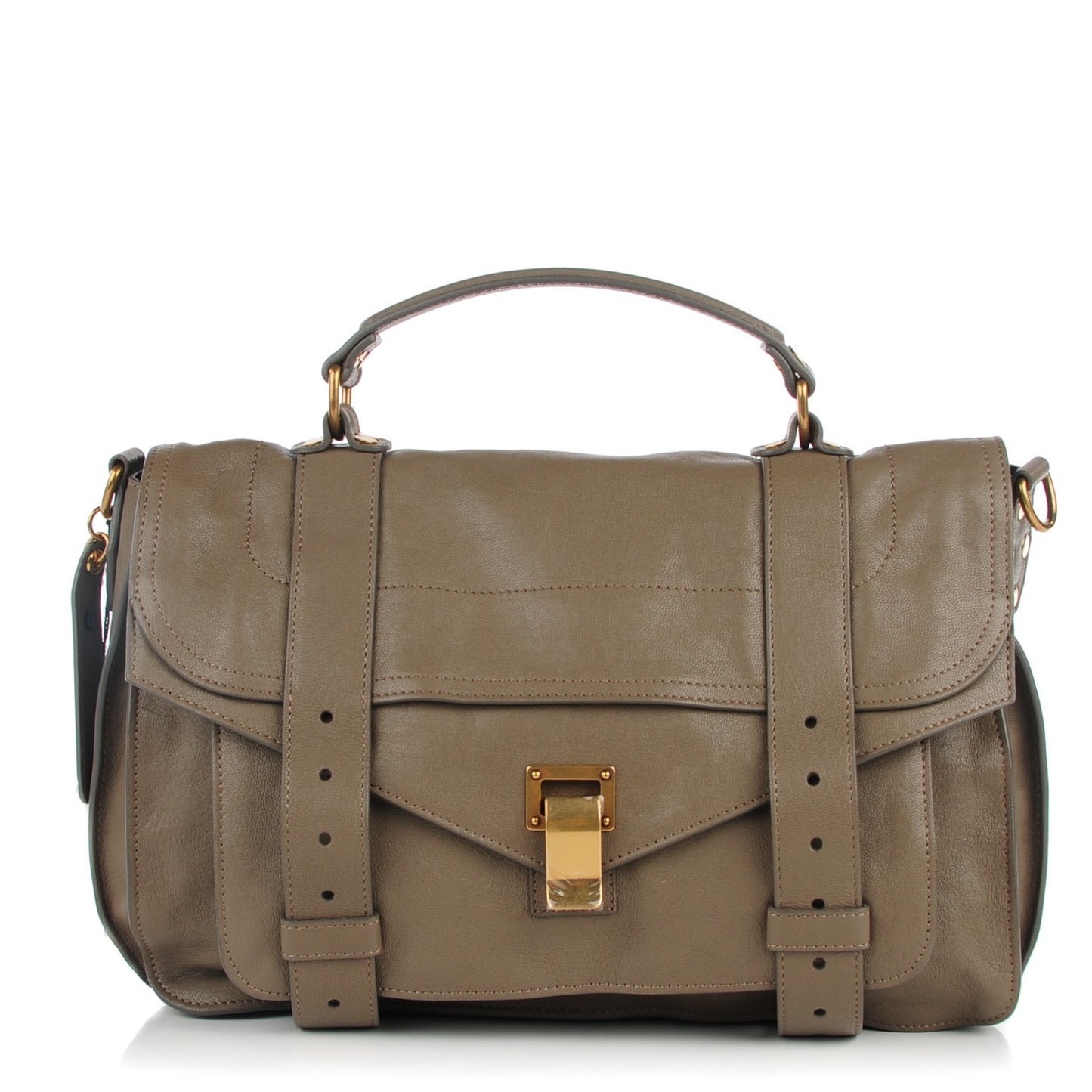 Lambskin Medium PS1 Satchel Smoke