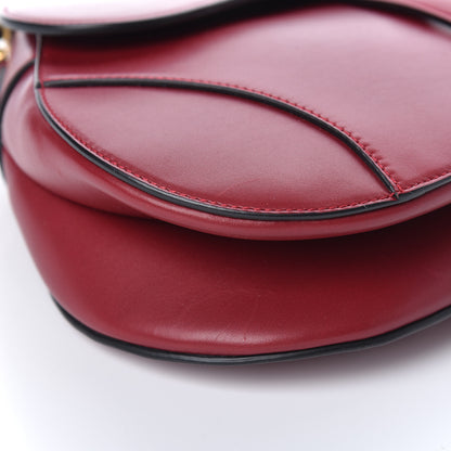 Christian Dior Calfskin Saddle Bag Red 7 of 11