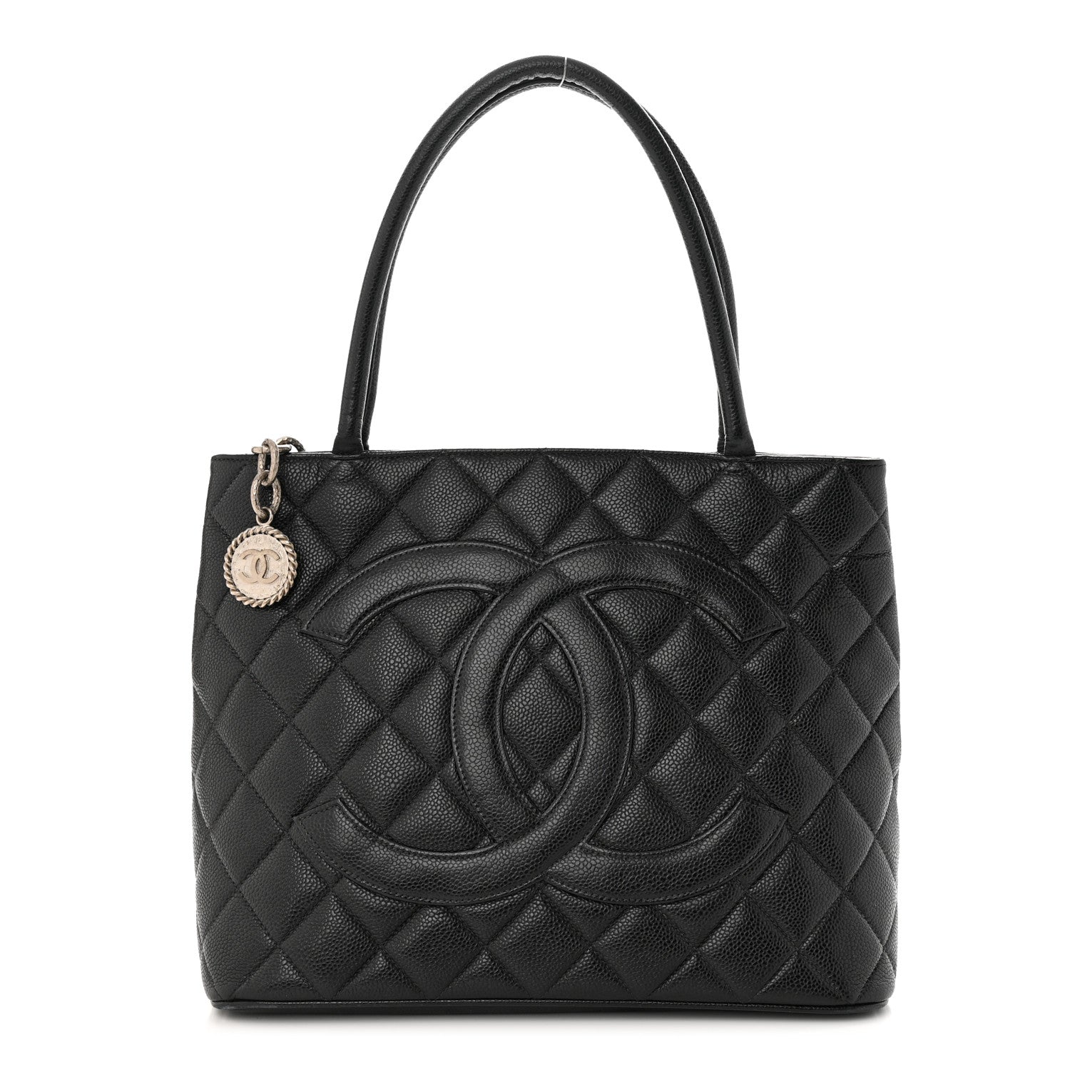Chanel Caviar Quilted Medallion Tote Black 1 of 10