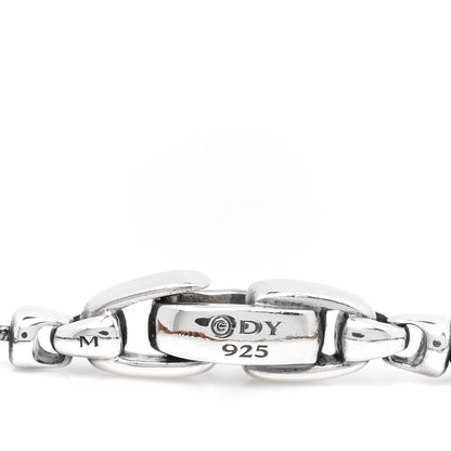 David Yurman Sterling Silver Tigers Eye 4mm Cross Spiritual Bead Bracelet 3 of 3