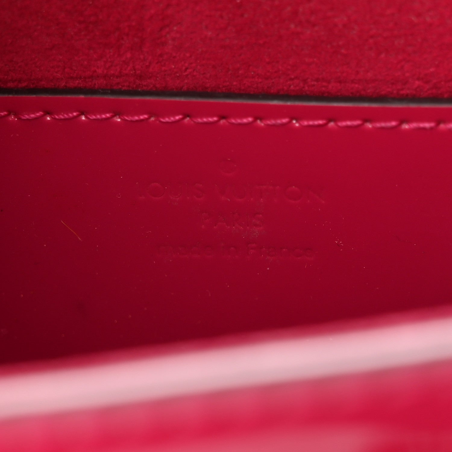 Louis Vuitton Patent Monogram Twist Shoulder Bag PM Red Blue 6 of 18
