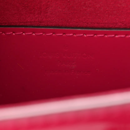 Louis Vuitton Patent Monogram Twist Shoulder Bag PM Red Blue 6 of 18
