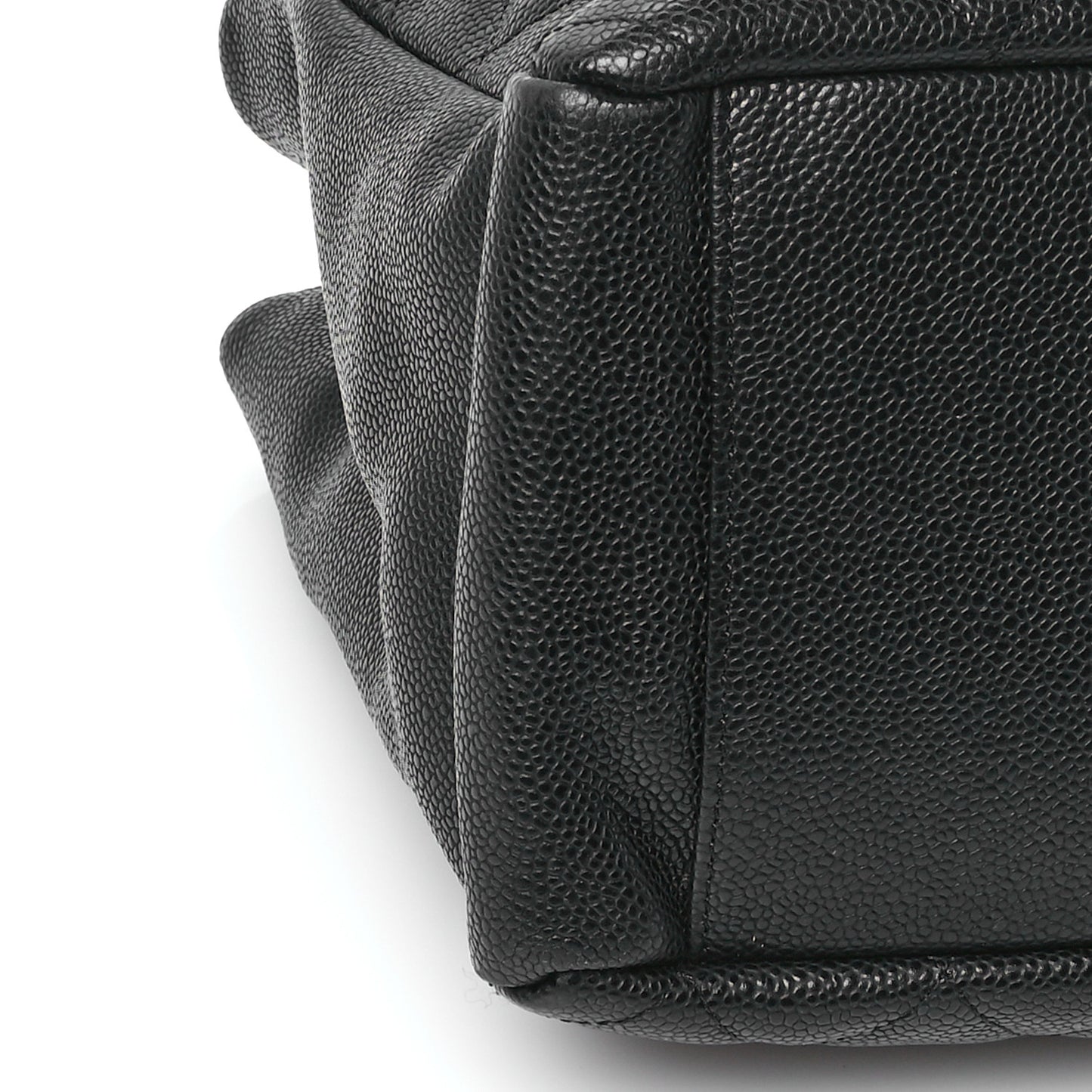 Caviar Quilted Grand Shopping Tote GST Black