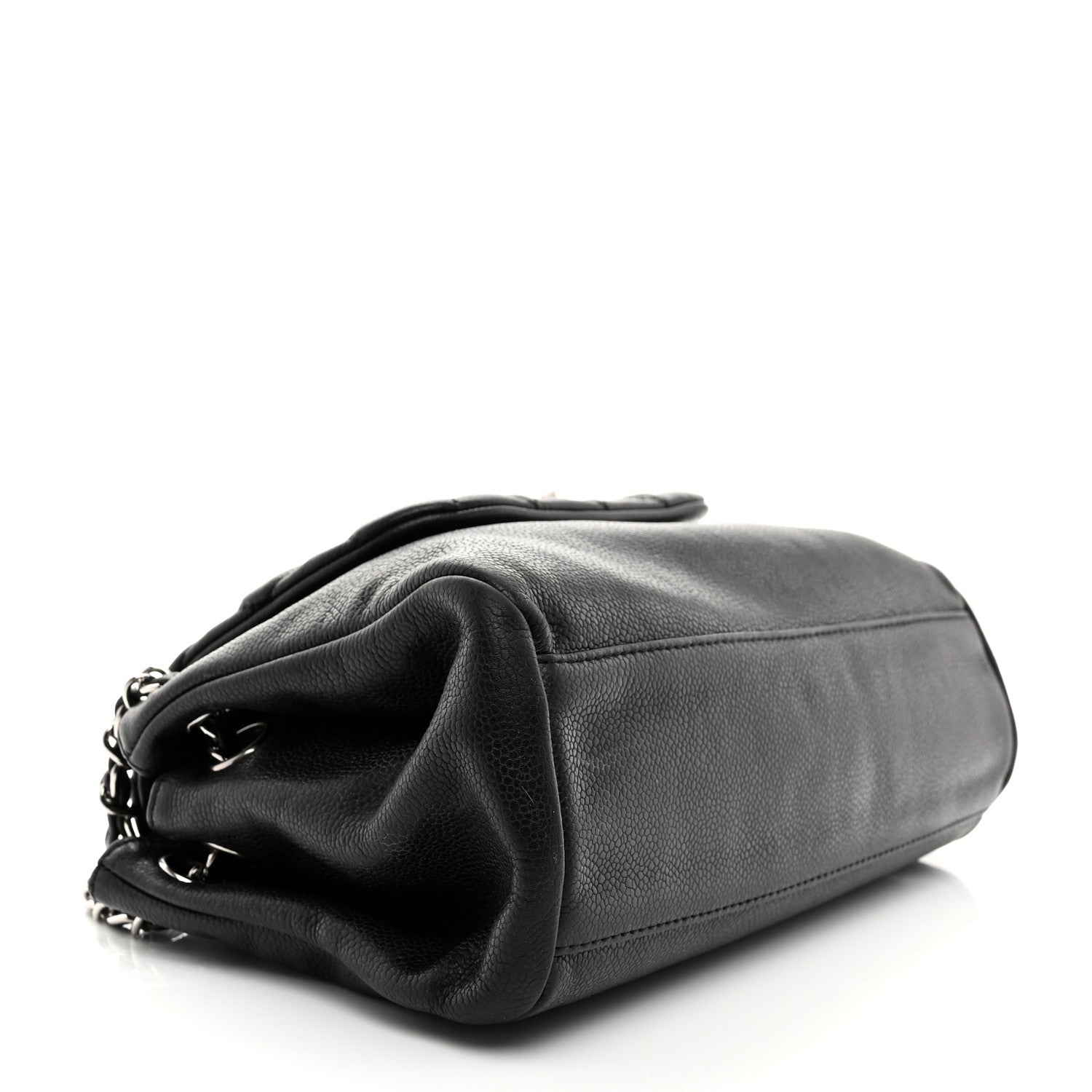 Chanel Caviar Quilted Accordion Mademoiselle Flap Black 4 of 10
