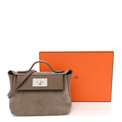 Hermes Veau Doblis Swift Grizzly 24/24 21 Gris Caillou Etoupe 11 of 11