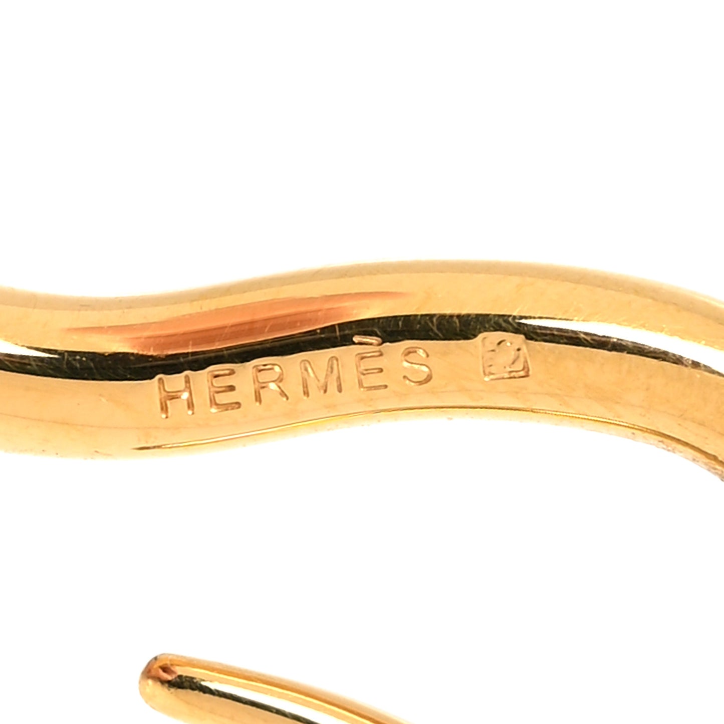 Natural Bridle Jumbo Hook Double Tour Bracelet Bouton