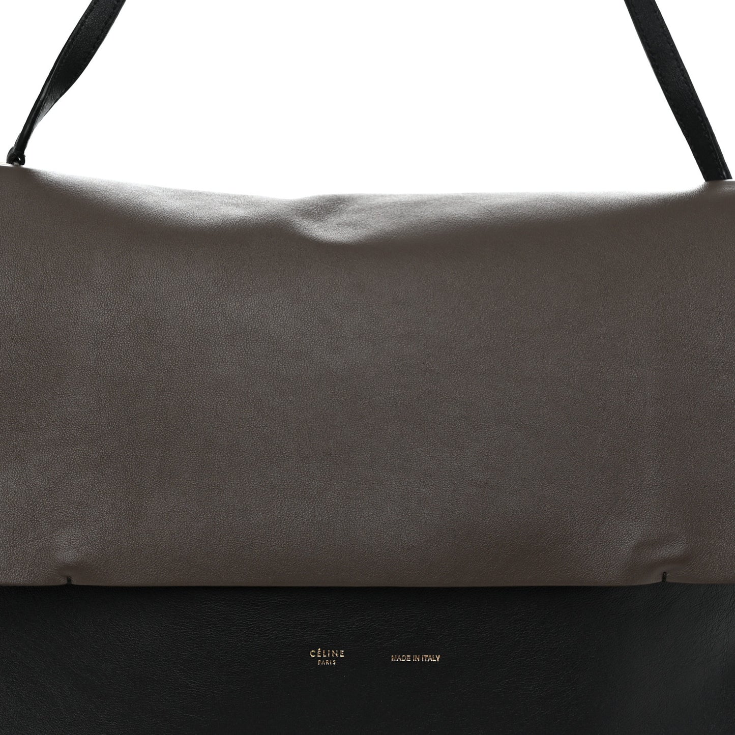 Calfskin Suede All Soft Shoulder Bag Taupe
