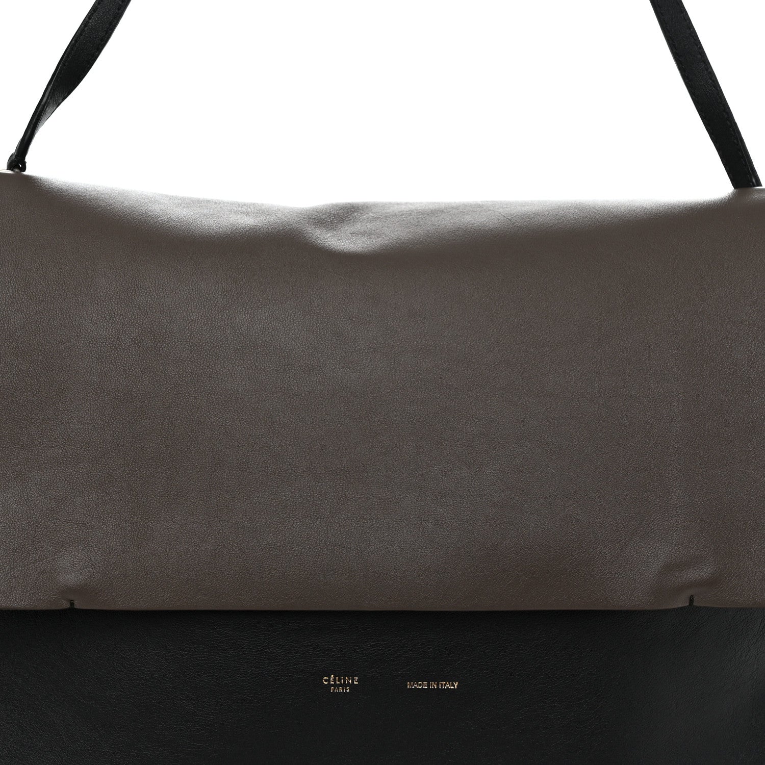 Celine Calfskin Suede All Soft Shoulder Bag Taupe 8 of 10