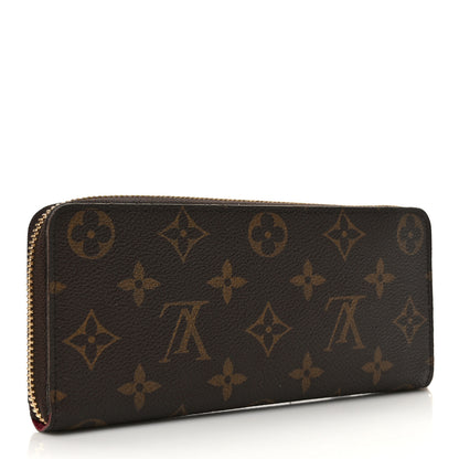 Louis Vuitton Monogram Clemence Wallet Fuchsia 3 of 7