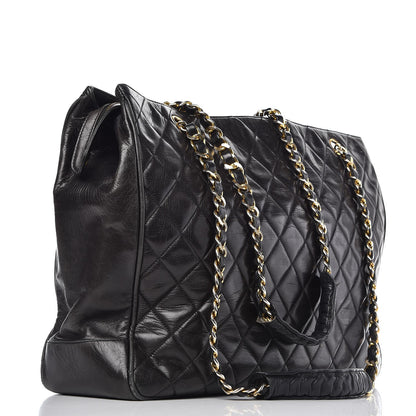 Chanel Lambskin Quilted Shoulder Bag Black 3 of 20