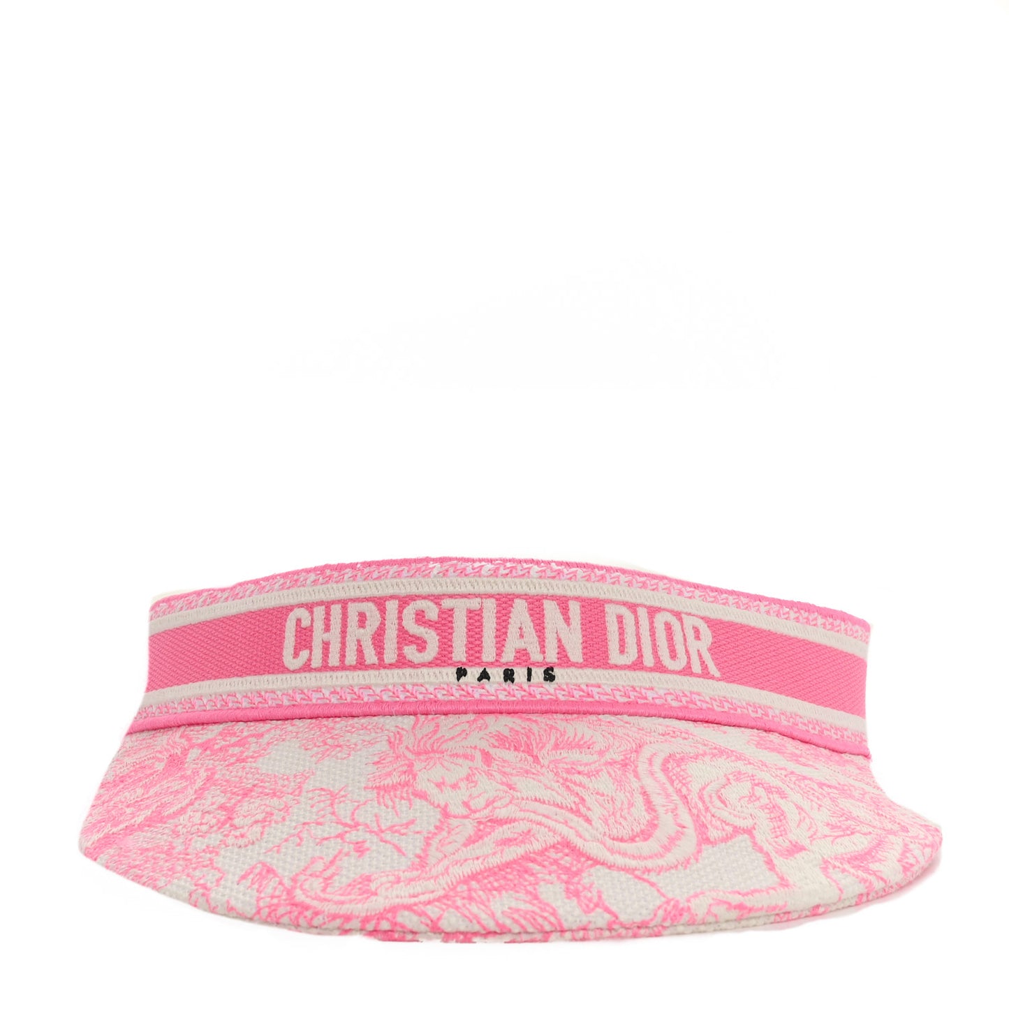Toile De Jouy Reverse Visor Fluorescent Pink