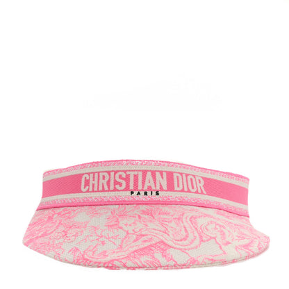 Christian Dior Toile De Jouy Reverse Visor Fluorescent Pink 3 of 7