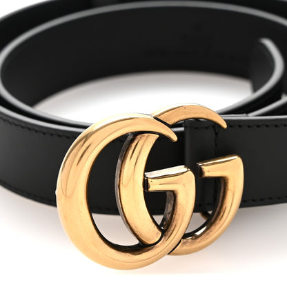 Gucci Calfskin Double G 30mm Belt 85 34 Black 8 of 9