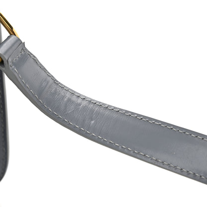Celine Shiny Calfskin Medium Triomphe Soft Blue 11 of 14