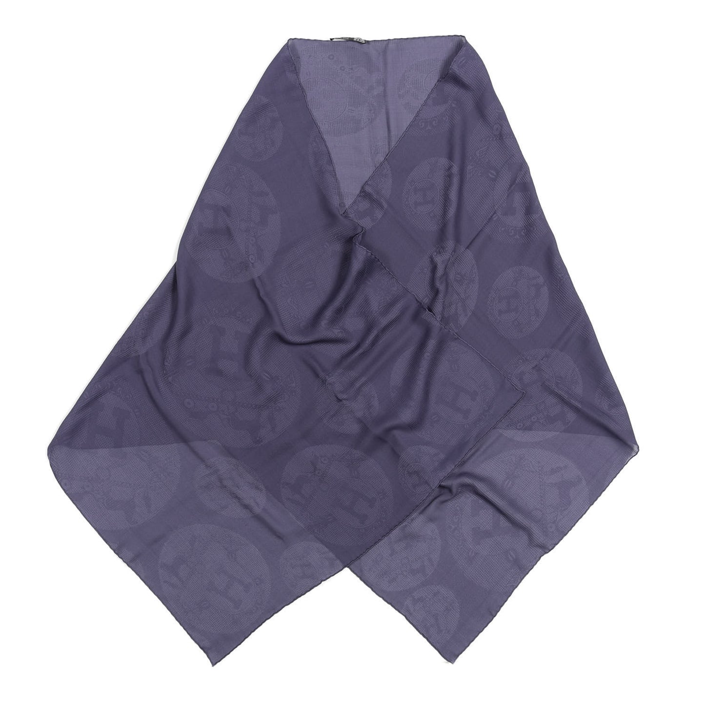 Silk Hologramme Stole Violet