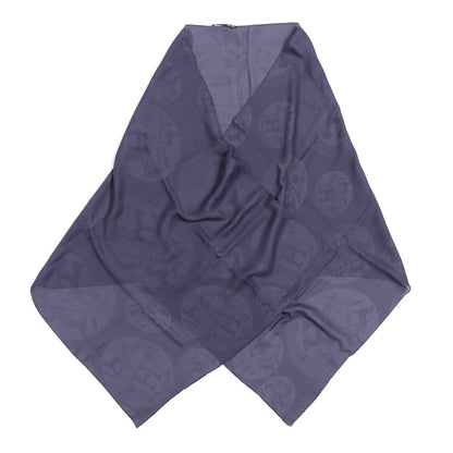 Hermes Silk Hologramme Stole Violet 1 of 2