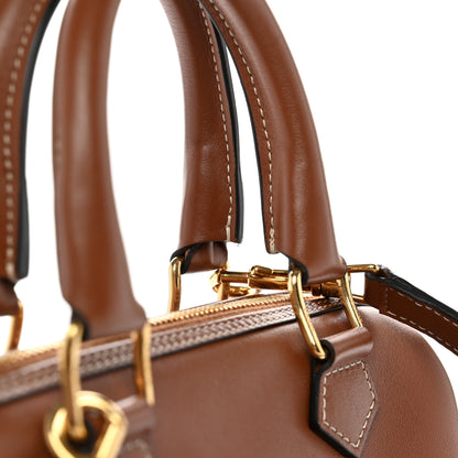 Celine Smooth Calfskin Triomphe Small Boston Bag Tan 12 of 12