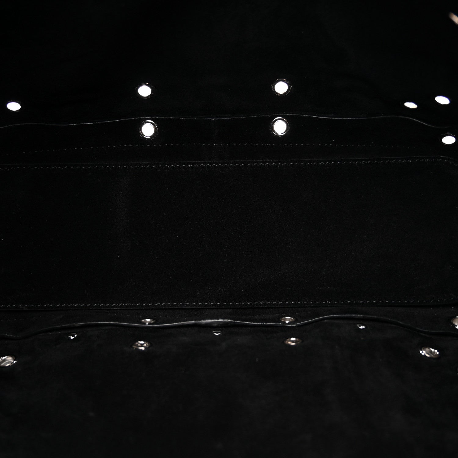 Valentino Garavani Grainy Calfskin Studded Small Nellcote Shopping Tote Black 6 of 11